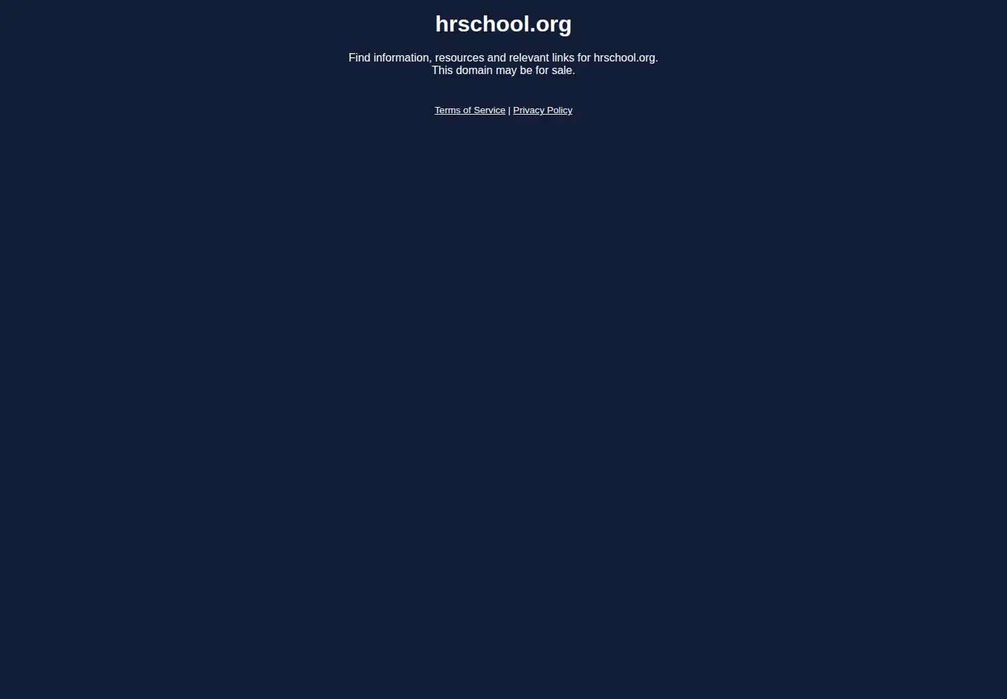 Screenshot of hrschool.org