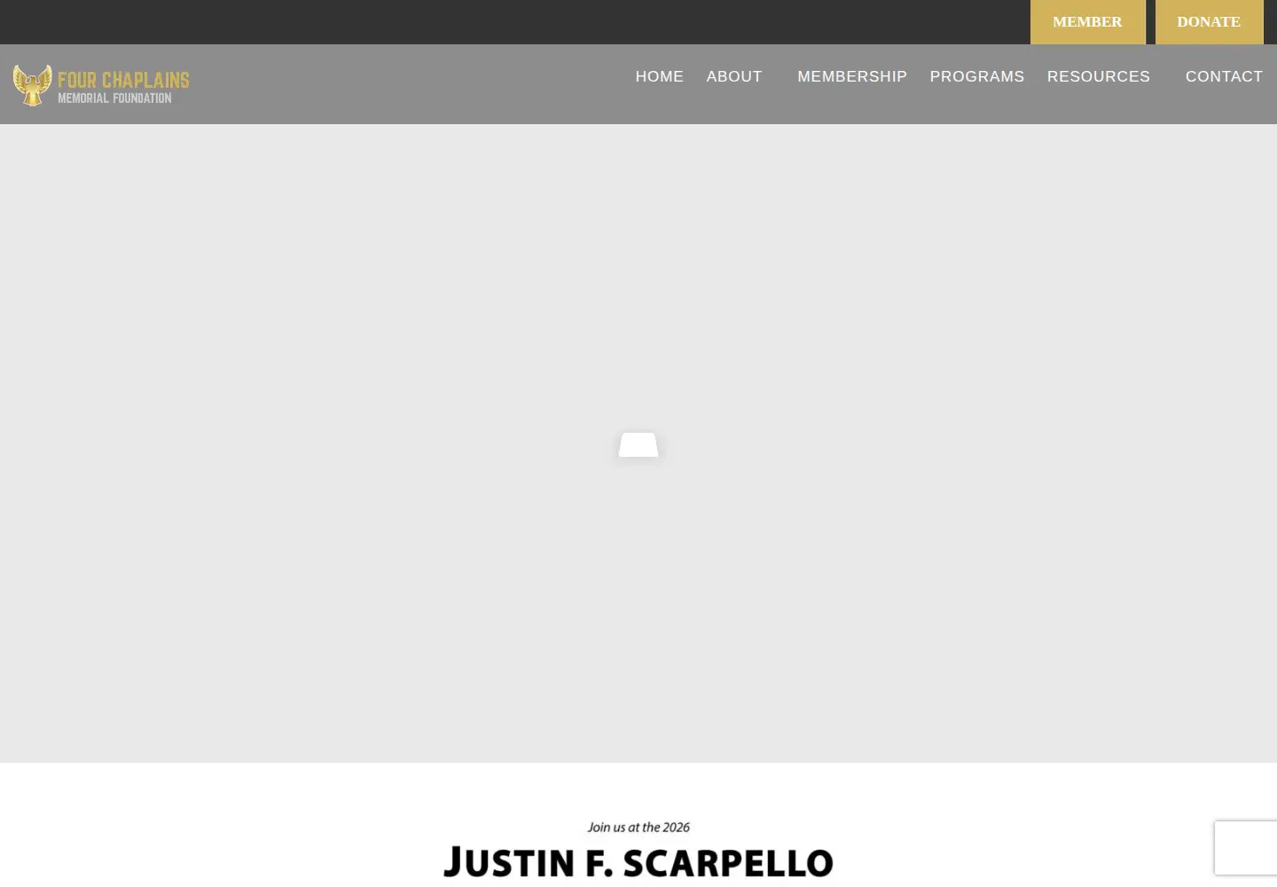 Screenshot of fourchaplains.org