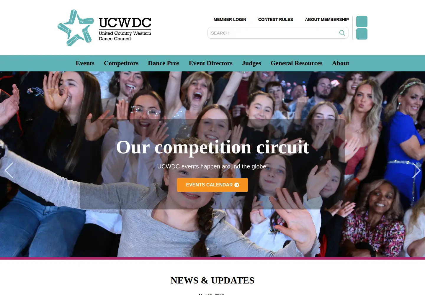 Captured homepage of ucwdc.org in the current scan