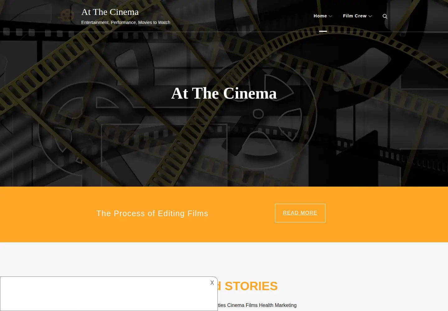 Screenshot of atthecinema.net