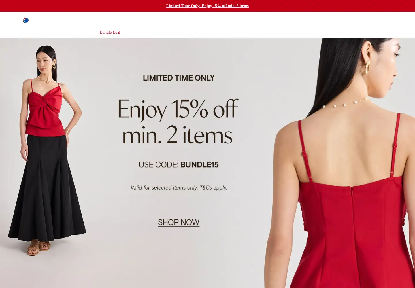 Screenshot of lovebonito.com