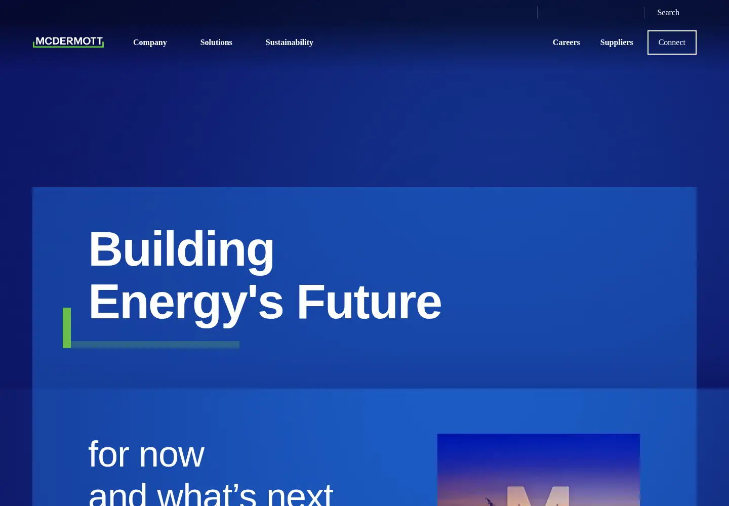 Screenshot of mcdermott.com