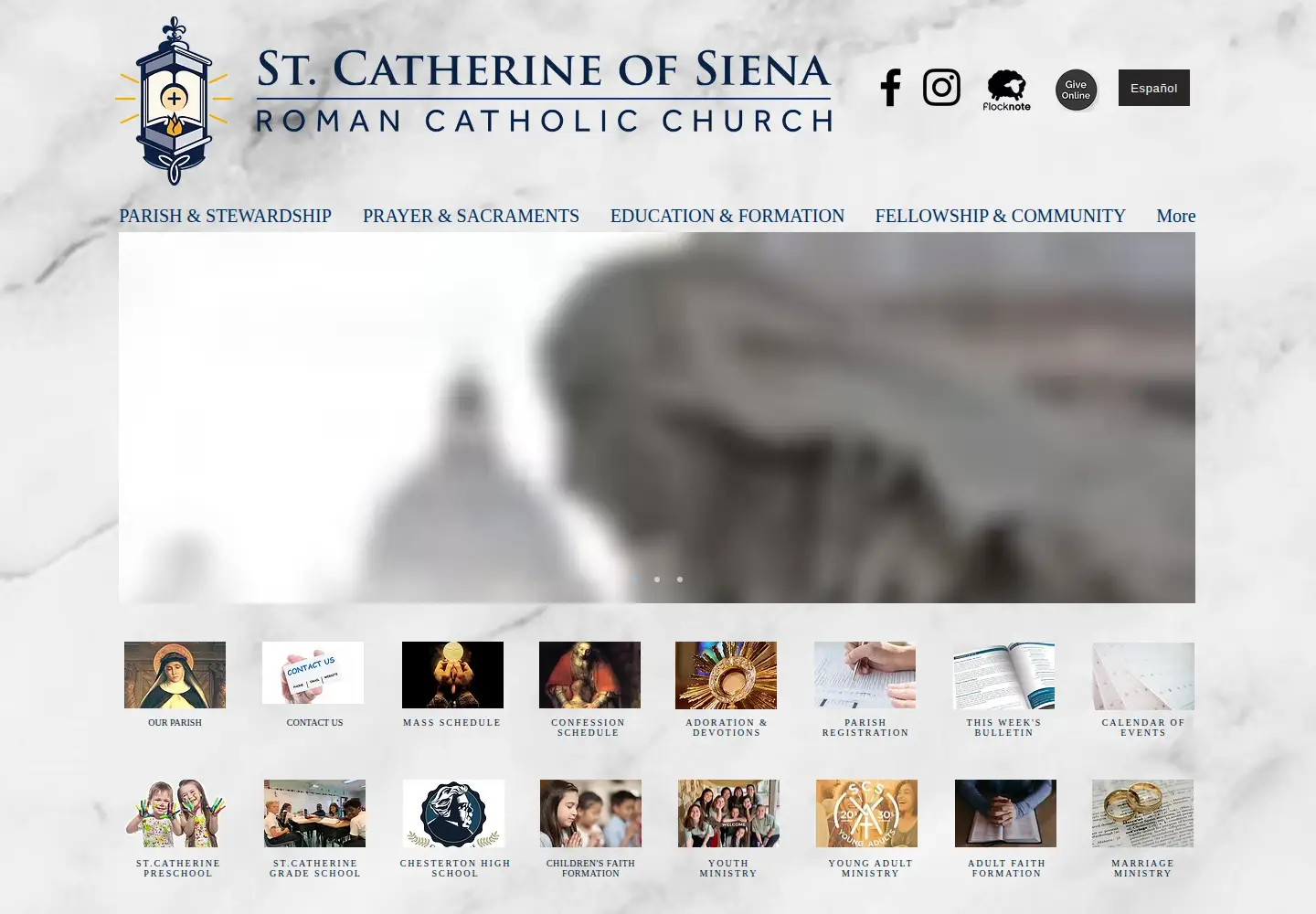 Screenshot of stcatherinercc.org