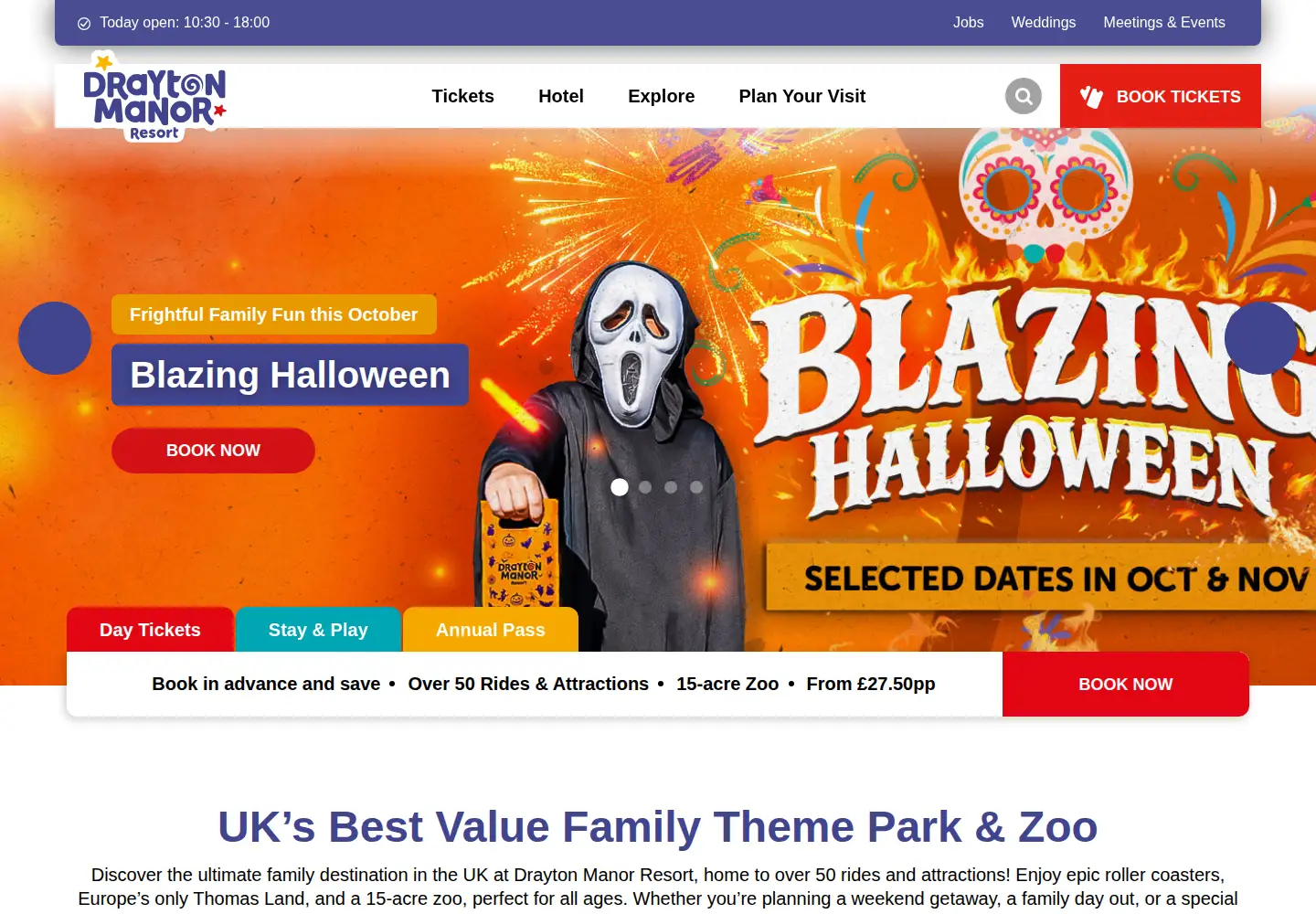 Captured homepage of draytonmanor.co.uk in the current scan