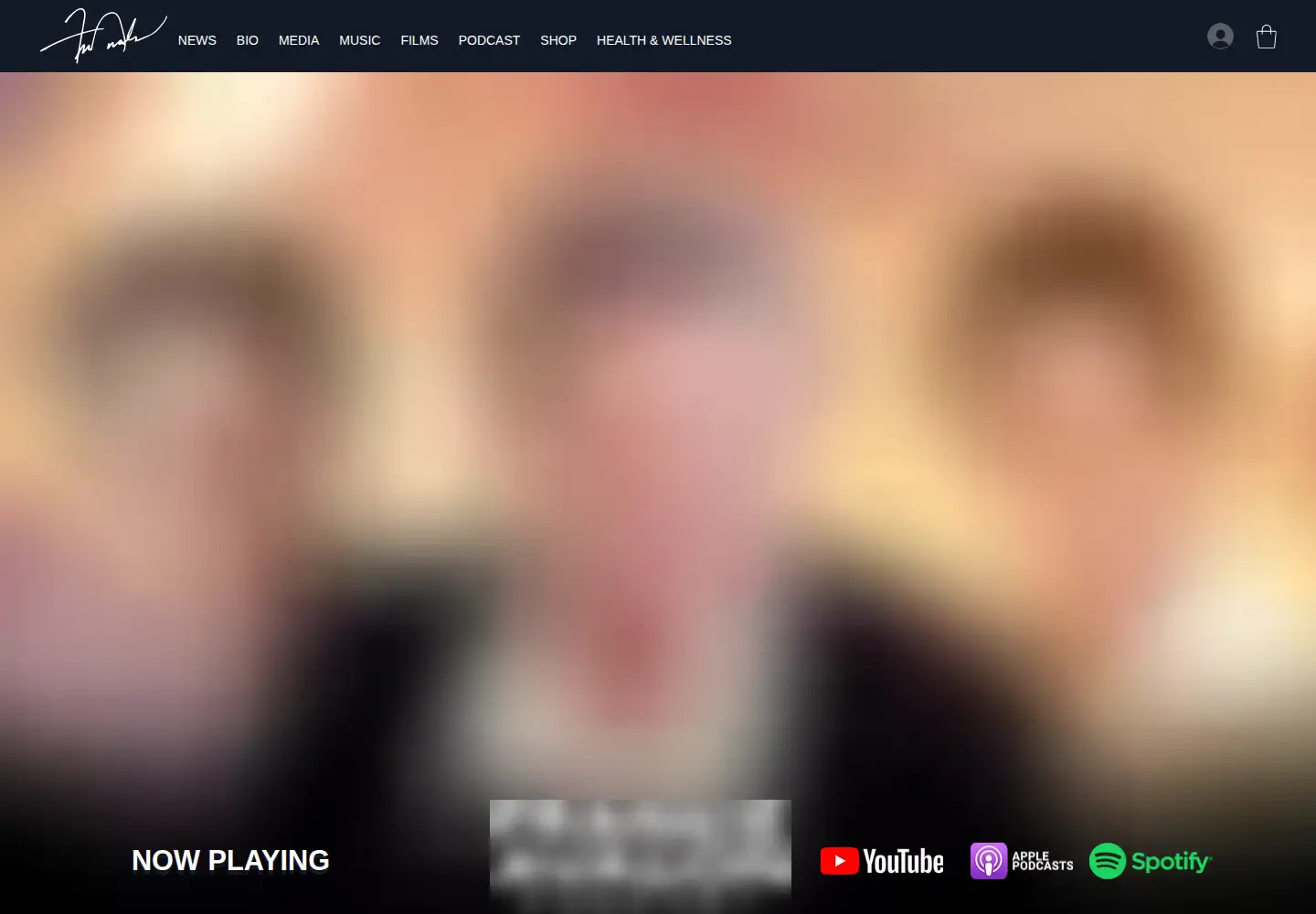 Captured homepage of frankieavalon.com in the current scan