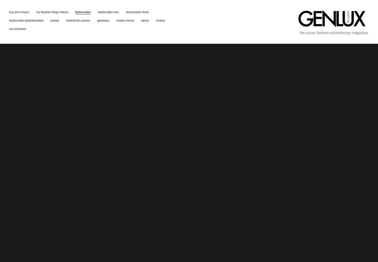 Screenshot of genlux.com