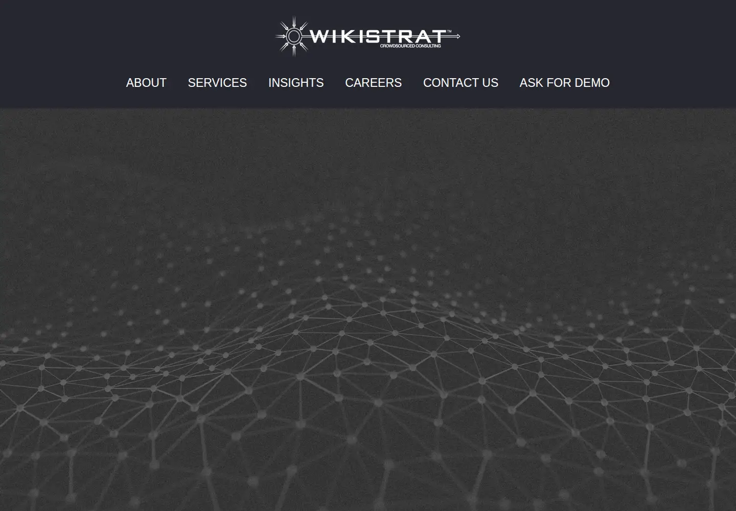 Screenshot of wikistrat.com