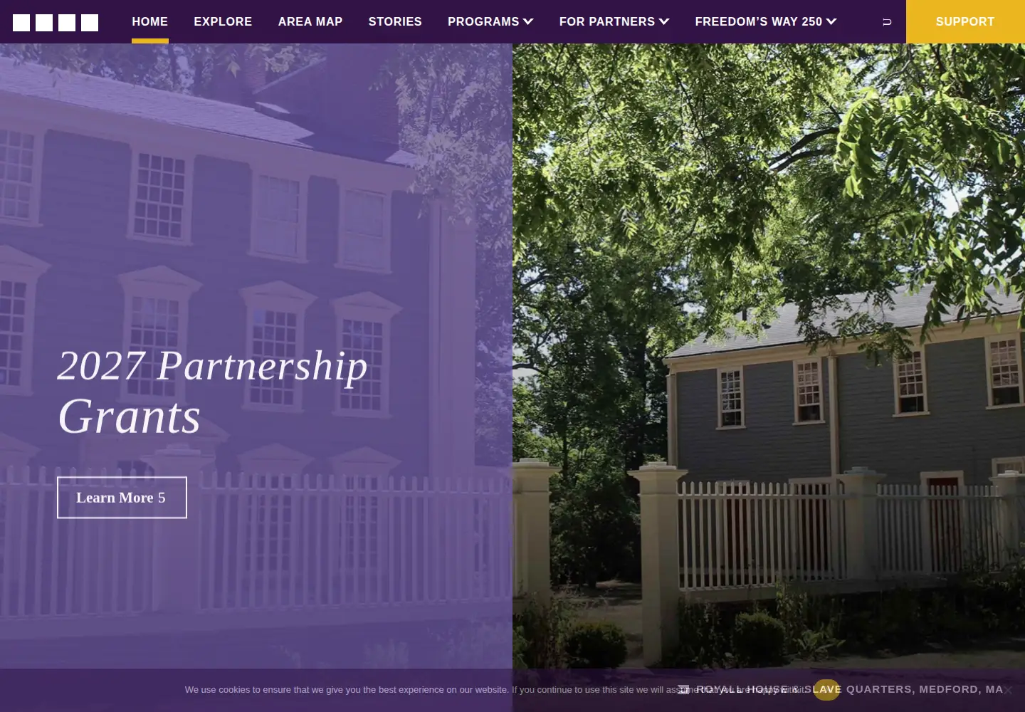 Screenshot of freedomsway.org