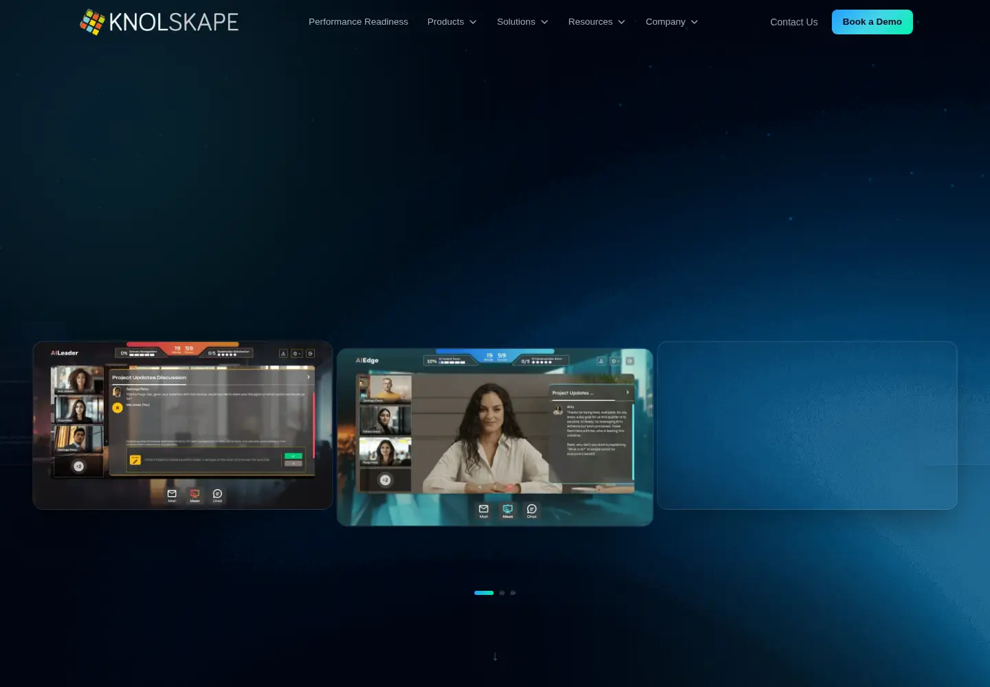 Captured homepage of knolskape.com in the current scan