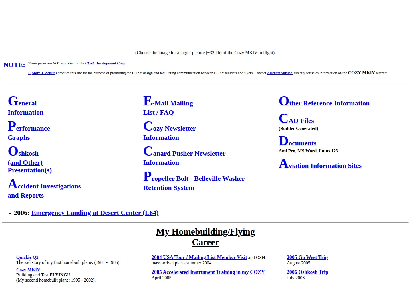 Screenshot of cozybuilders.org