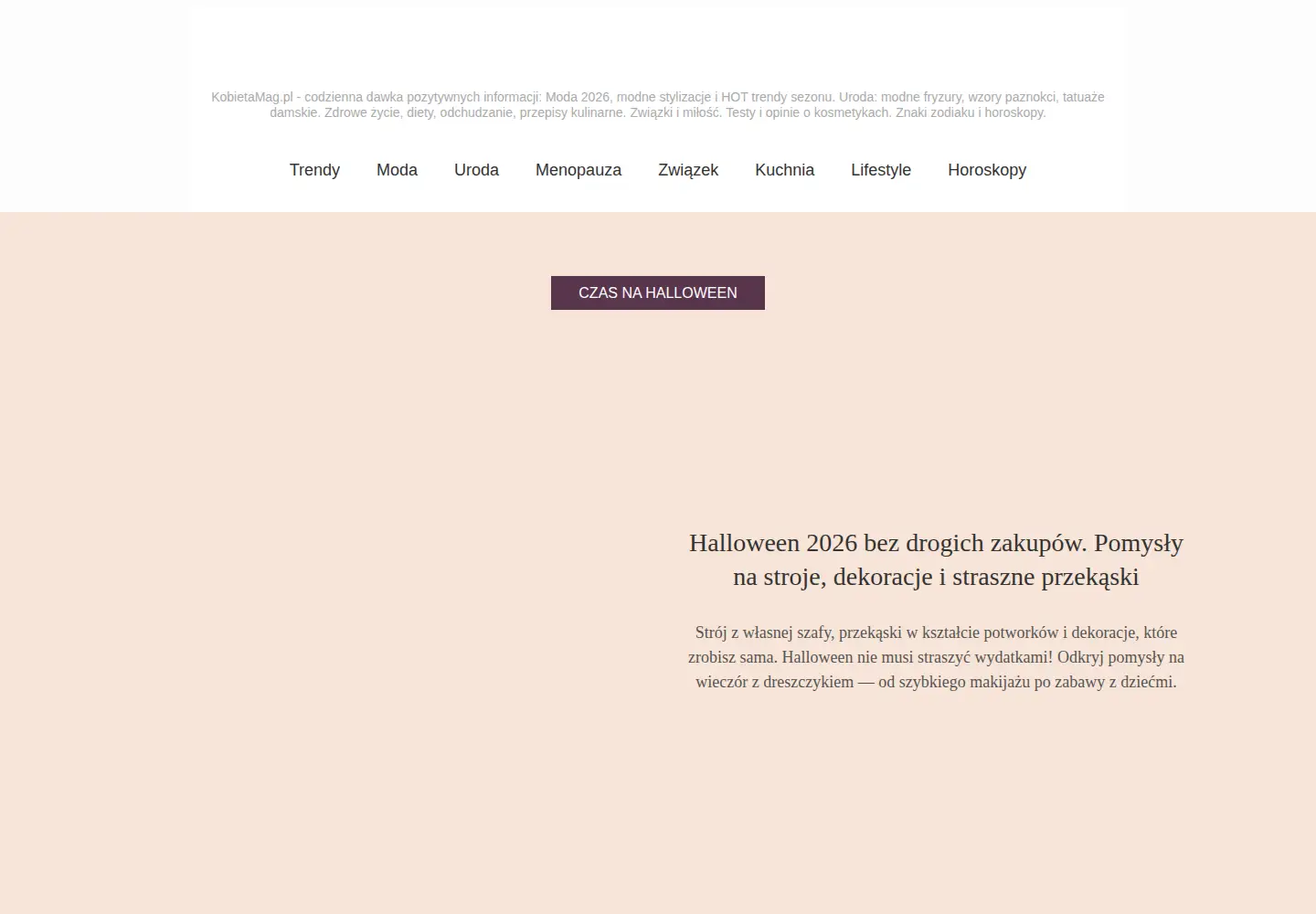 Screenshot of kobietamag.pl