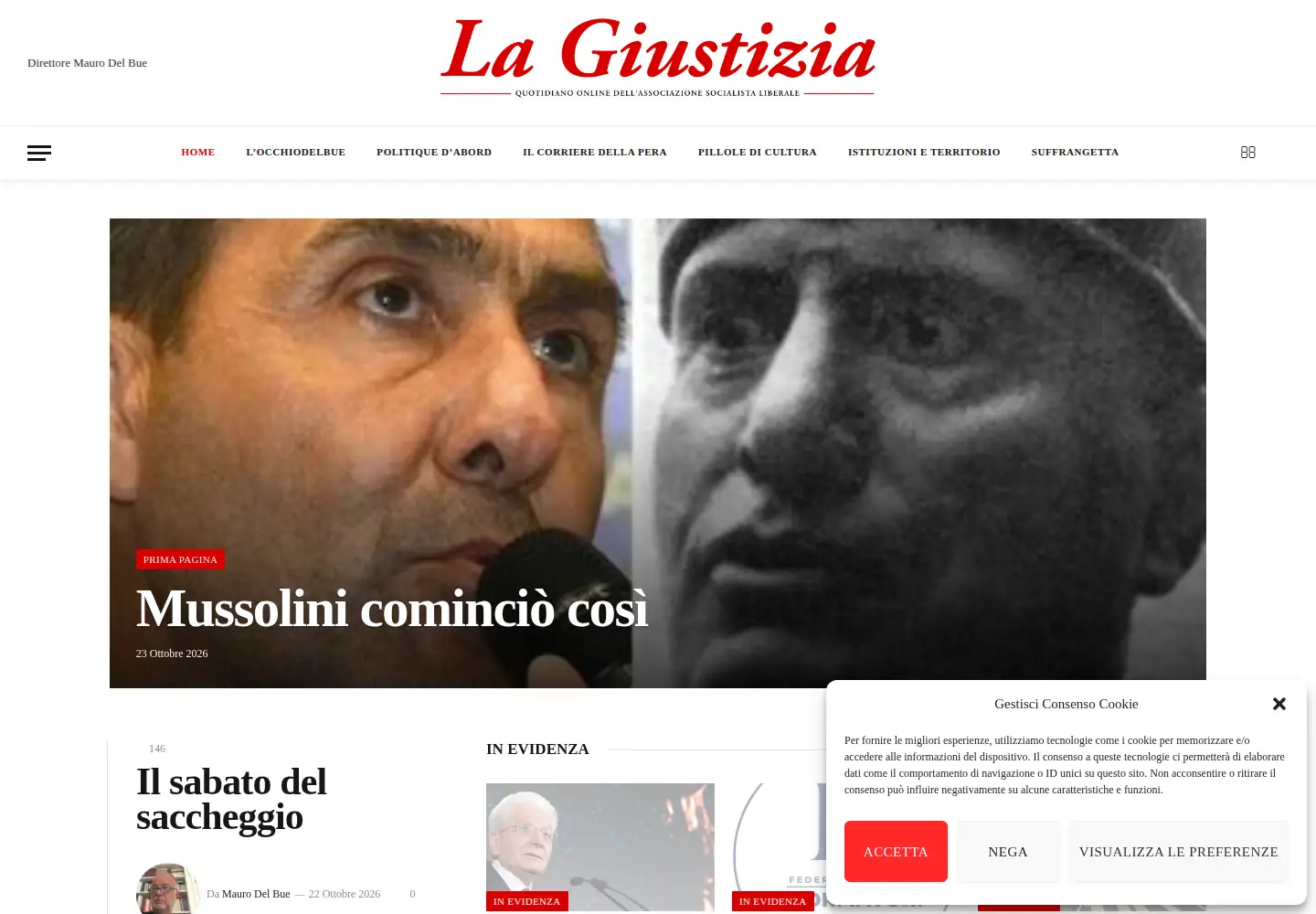 Screenshot of lagiustizia.net