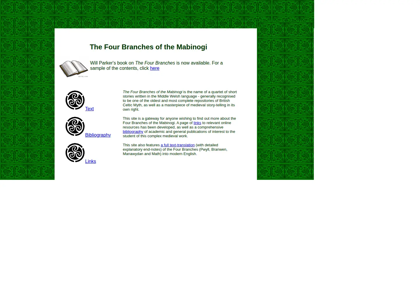 Screenshot of mabinogi.net