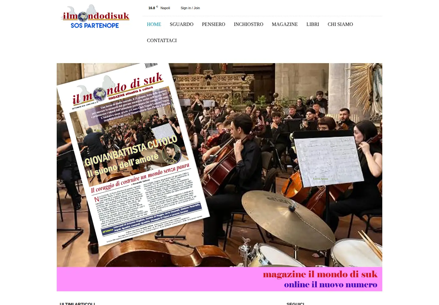 Screenshot of ilmondodisuk.com