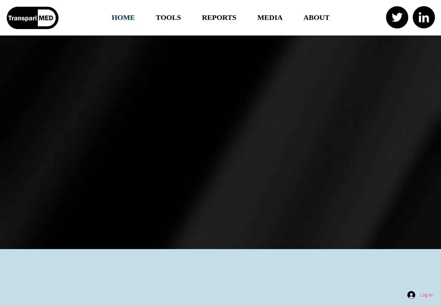 Screenshot of transparimed.org