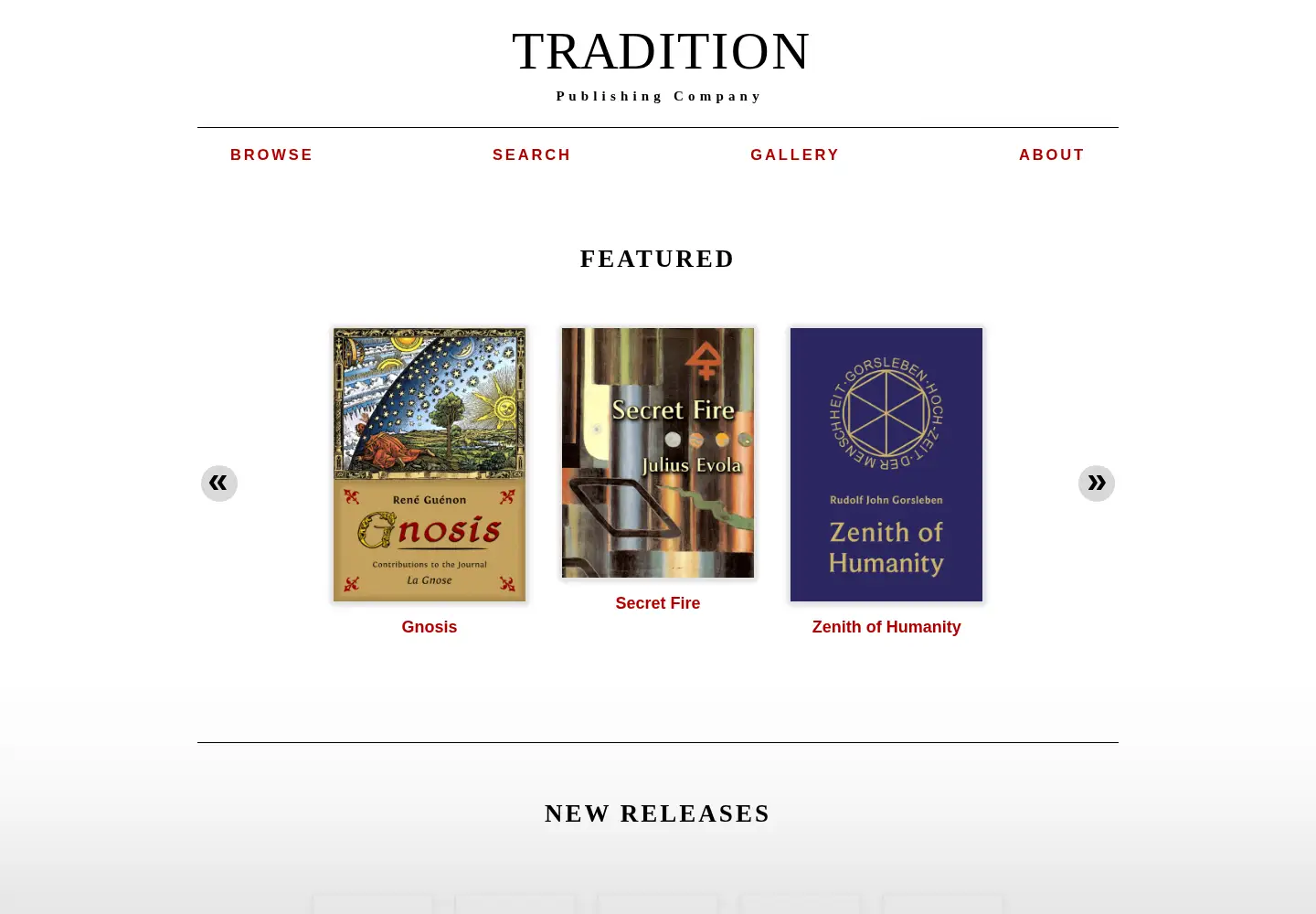 Screenshot of tradition.st