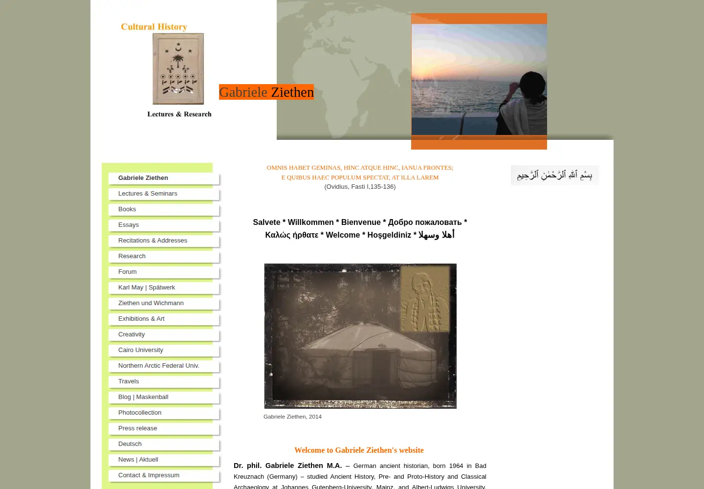 Screenshot of gabrieleziethen.de