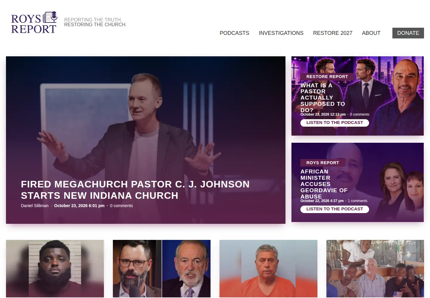 Screenshot of julieroys.com