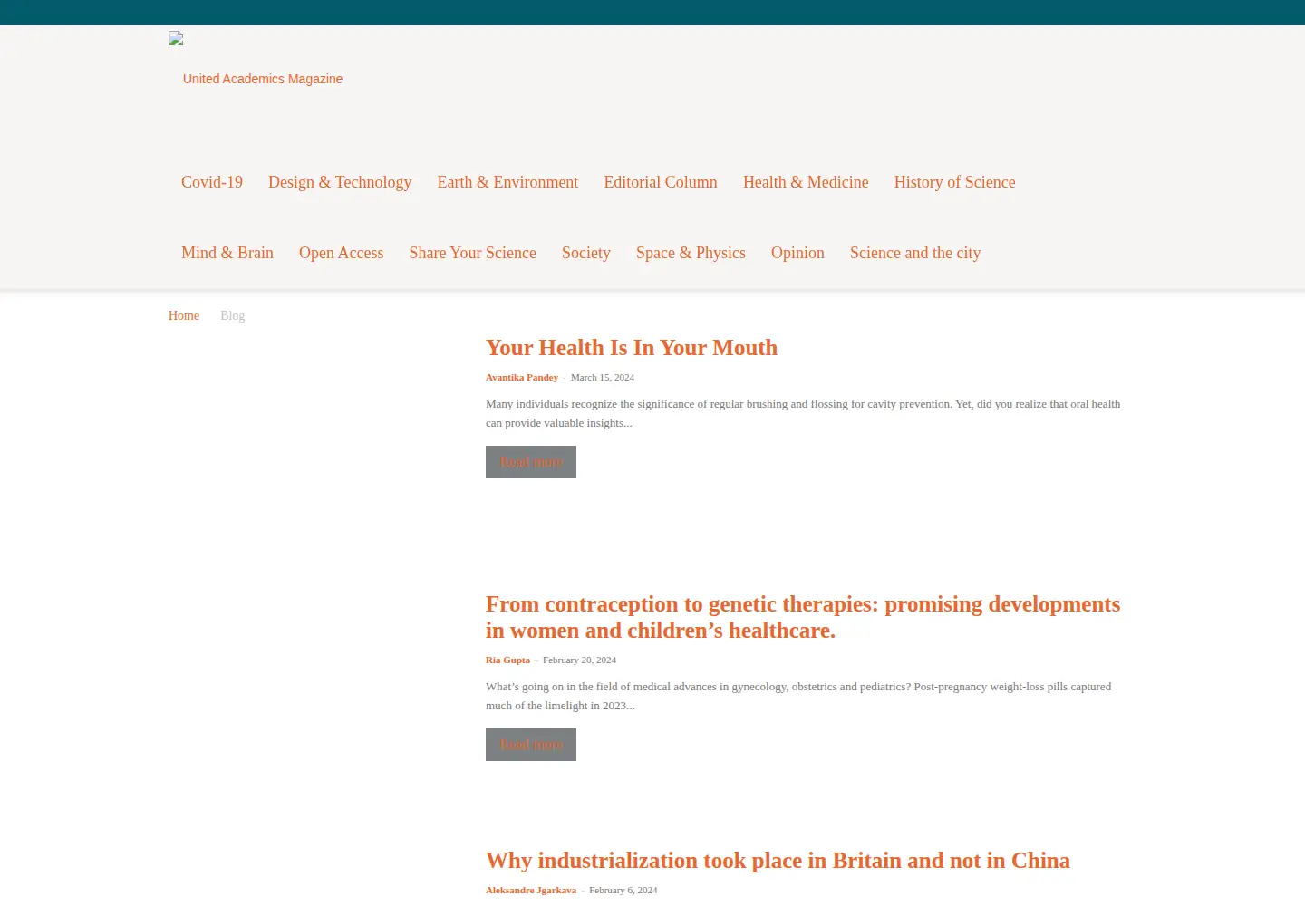 Screenshot of ua-magazine.com