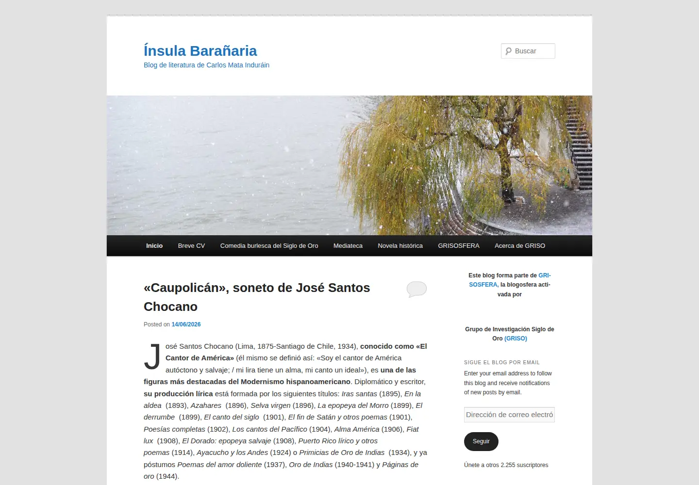 Screenshot of insulabaranaria.com