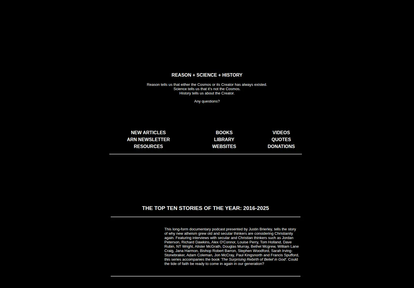 Screenshot of arn.org