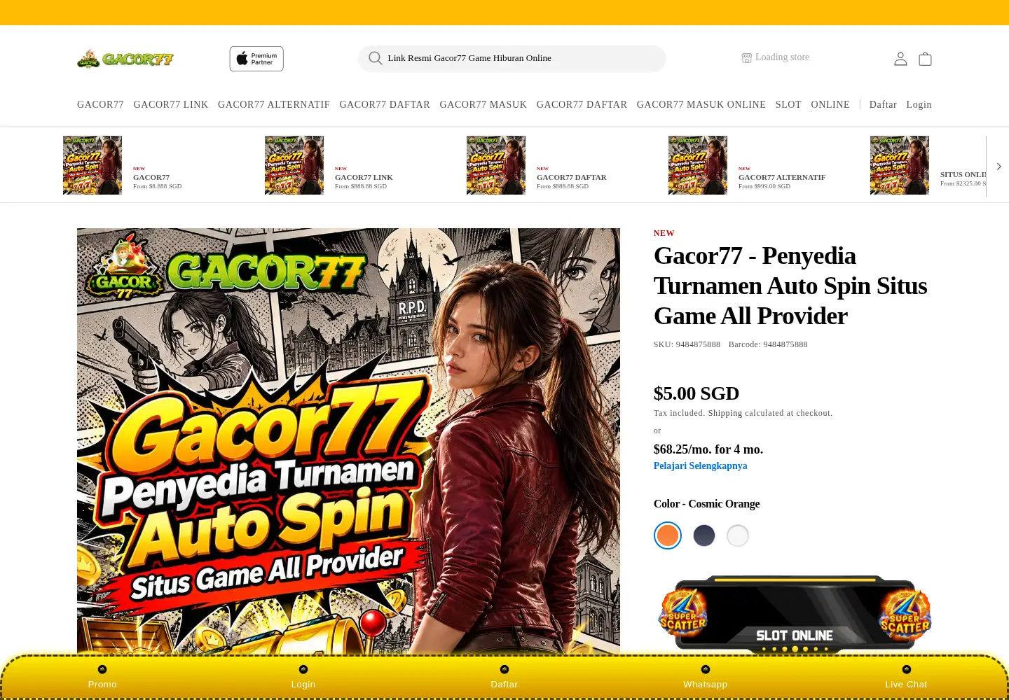Screenshot of artazores.com