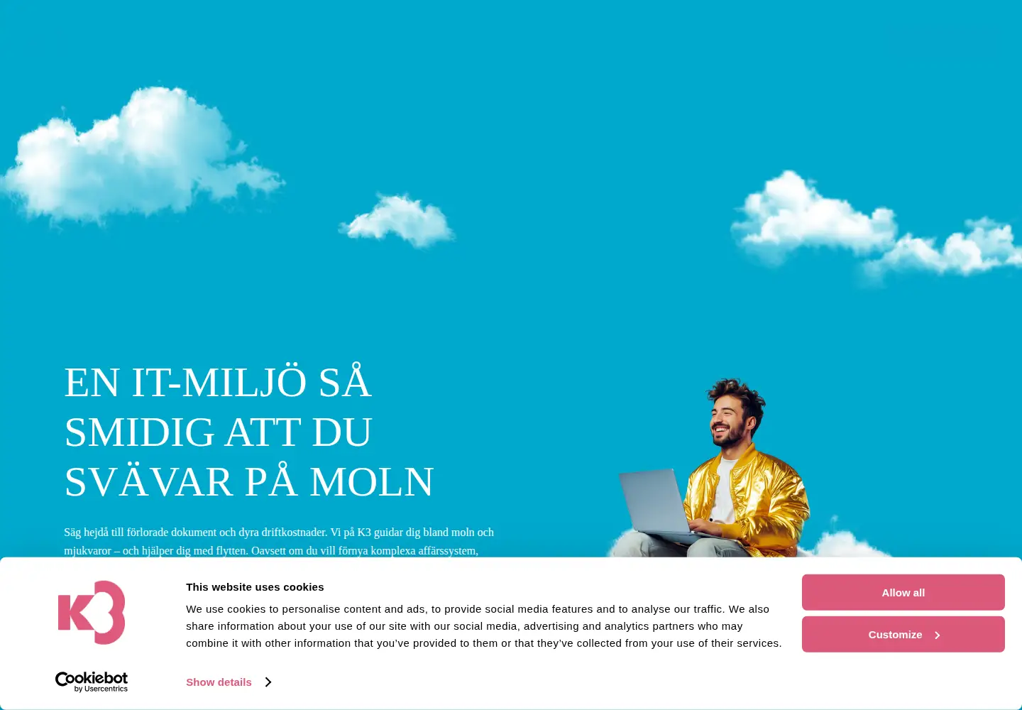 Screenshot of k3nordic.com