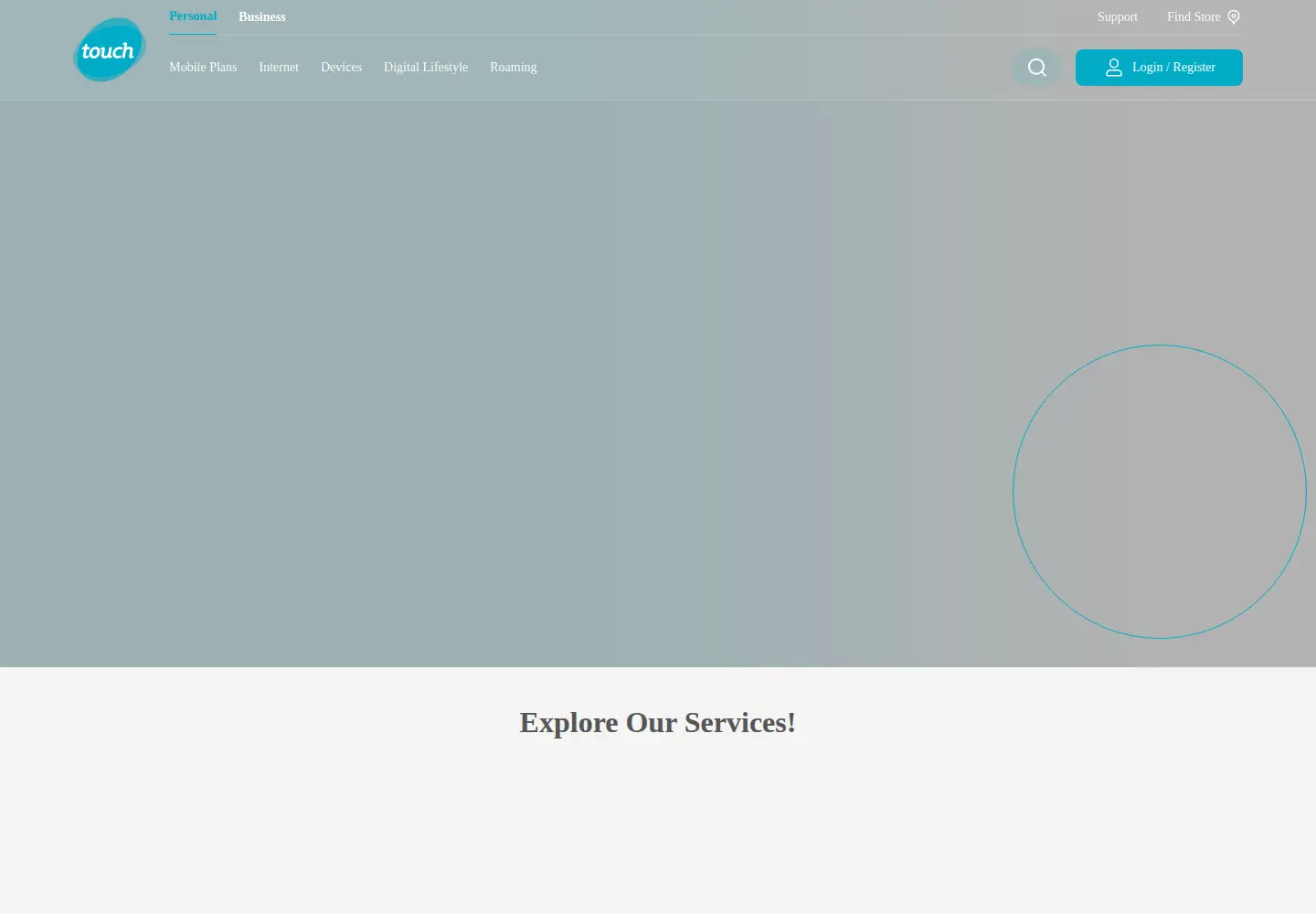 Screenshot of touch.com.lb