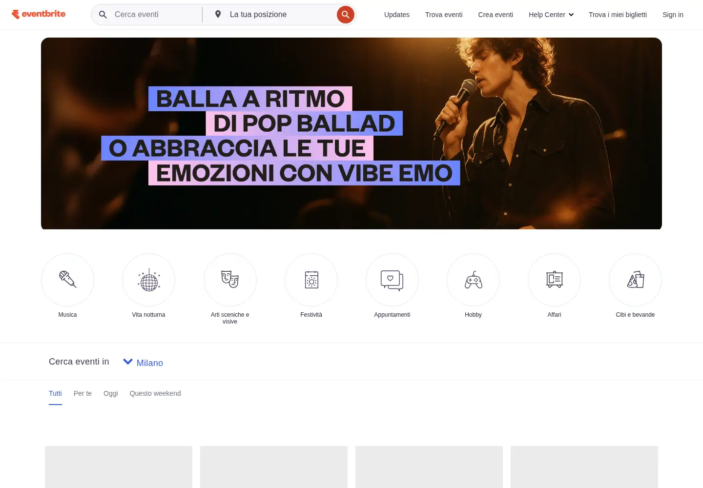 Screenshot of eventbrite.it