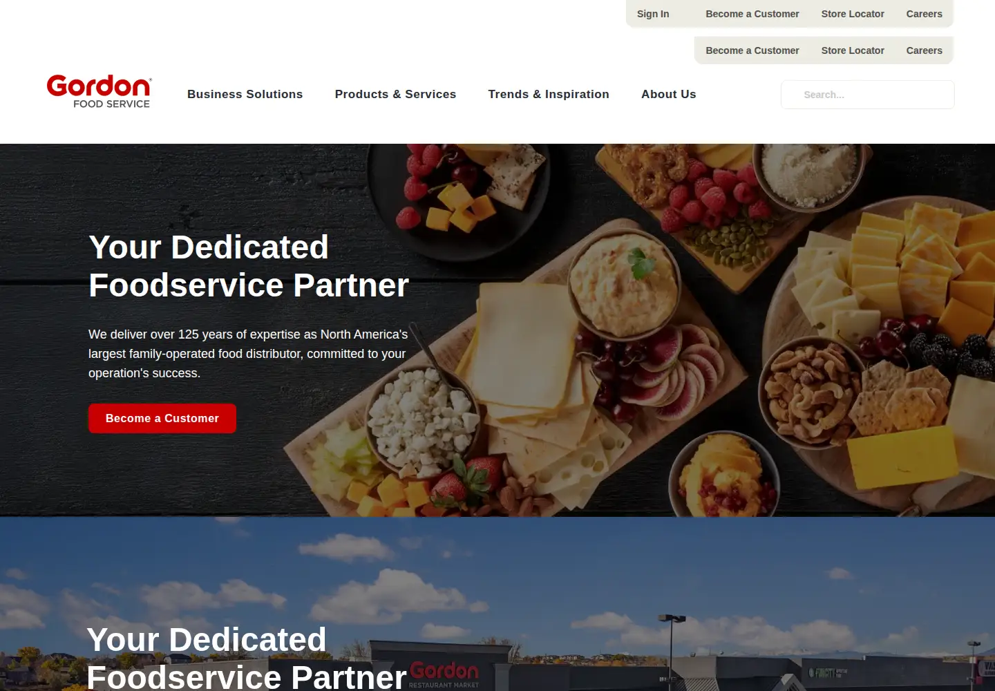 Screenshot of gfs.com