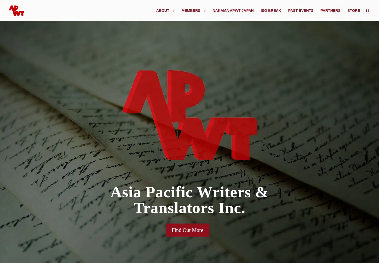 Screenshot of apwriters.org