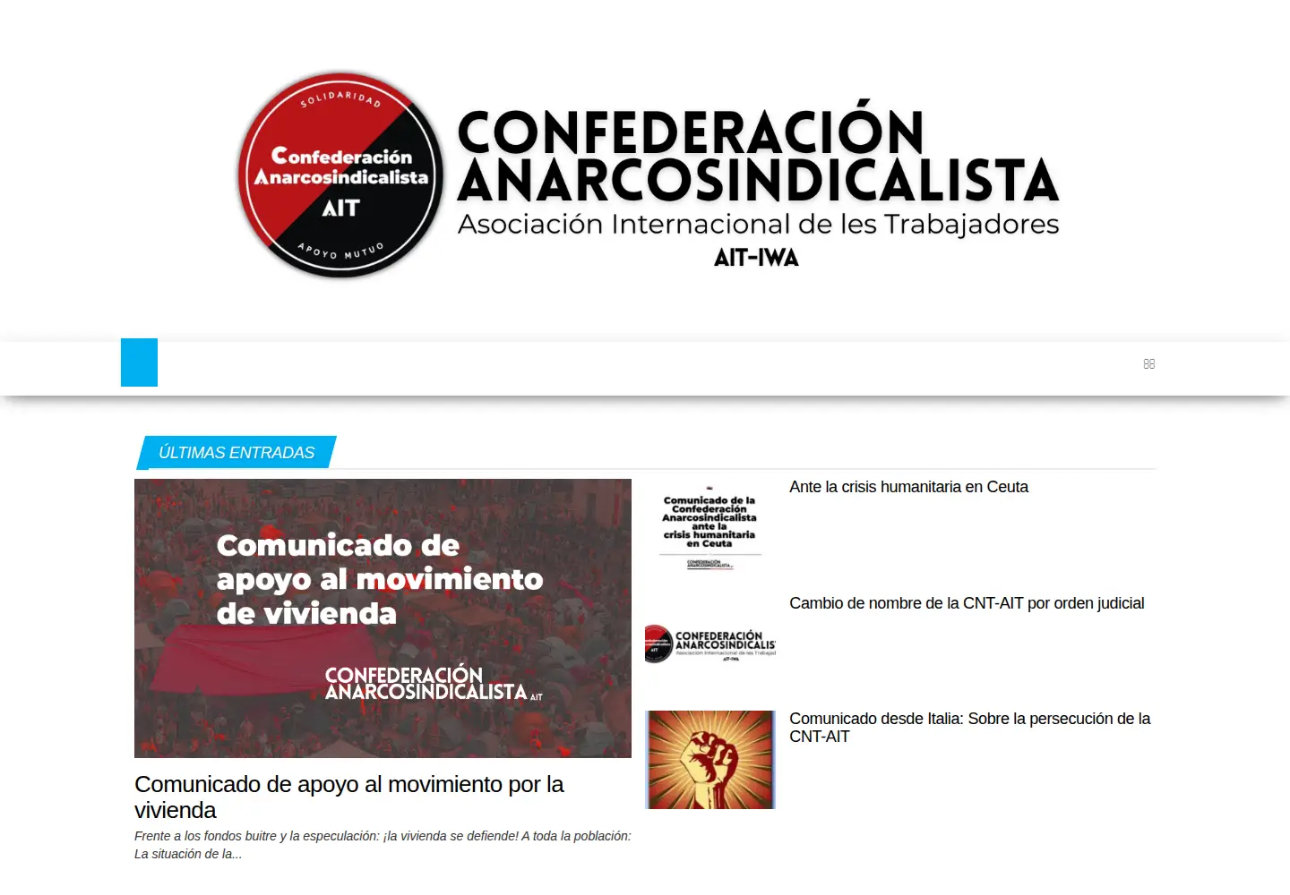 Captured homepage of cntait.org in the current scan