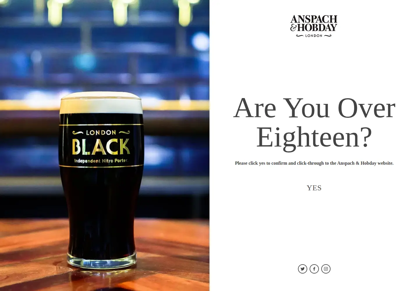 Screenshot of anspachandhobday.com