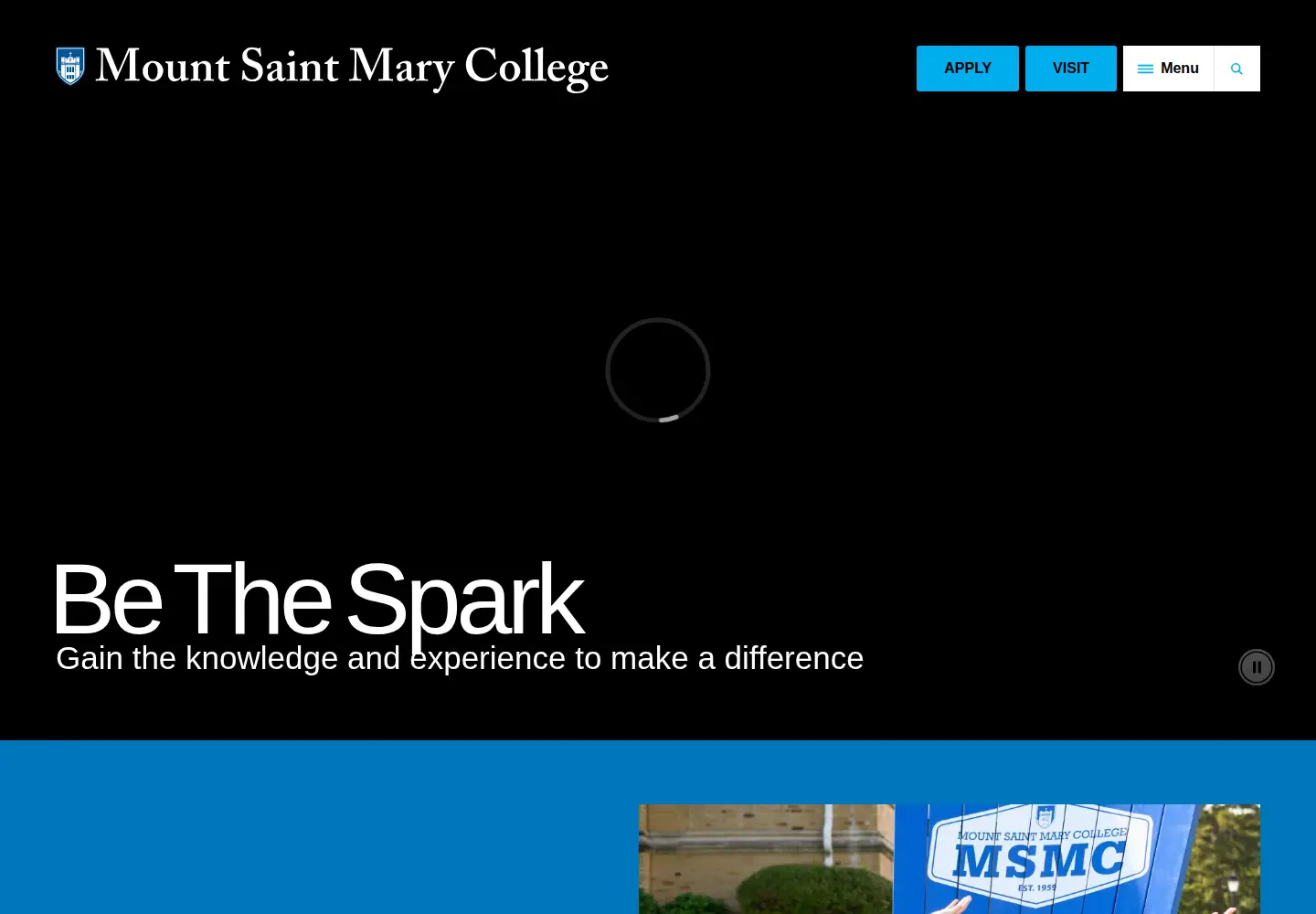 Screenshot of msmc.edu