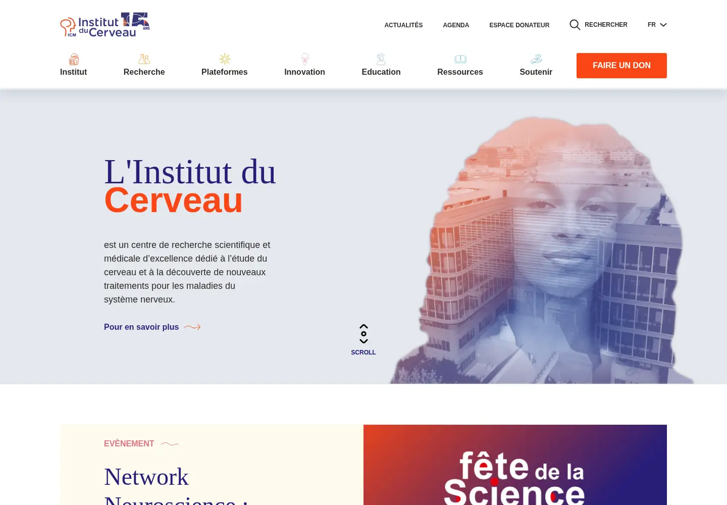 Screenshot of institutducerveau.org
