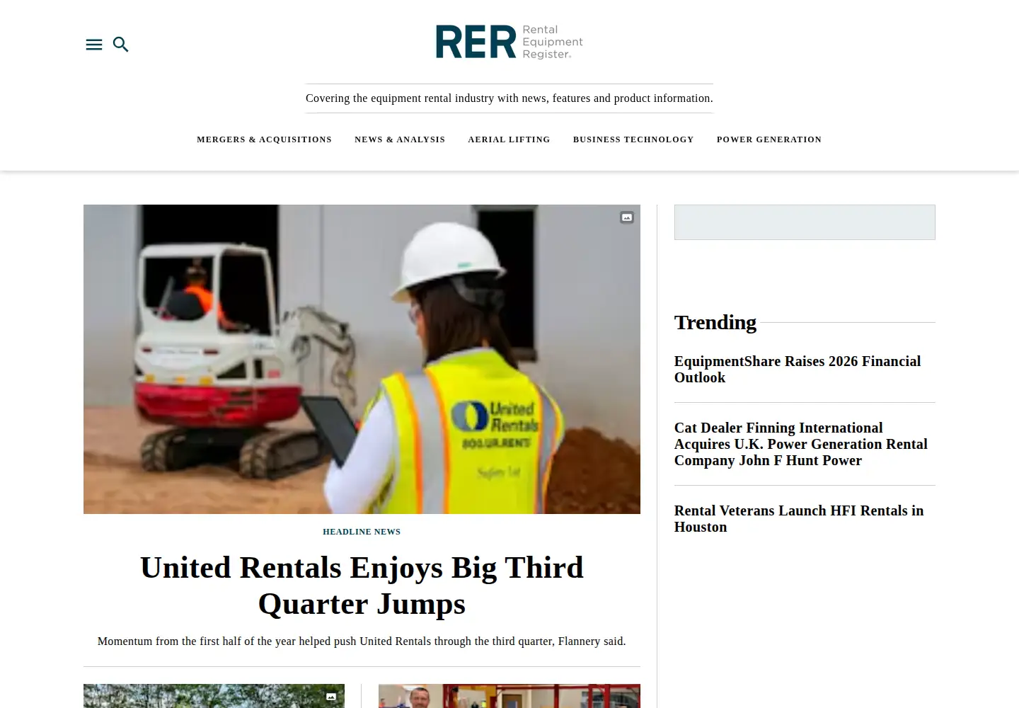 Screenshot of rermag.com