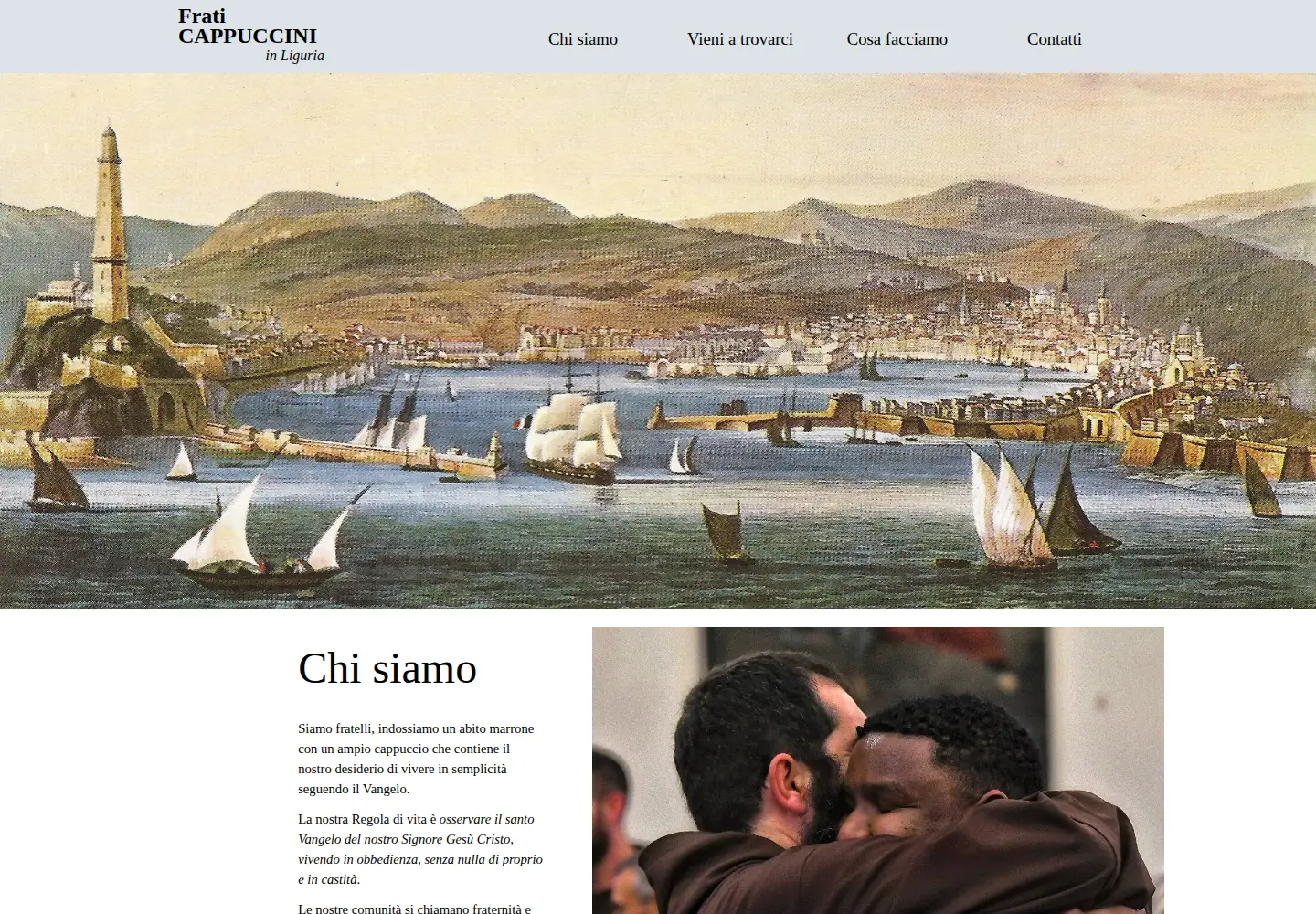 Screenshot of cappucciniliguri.it