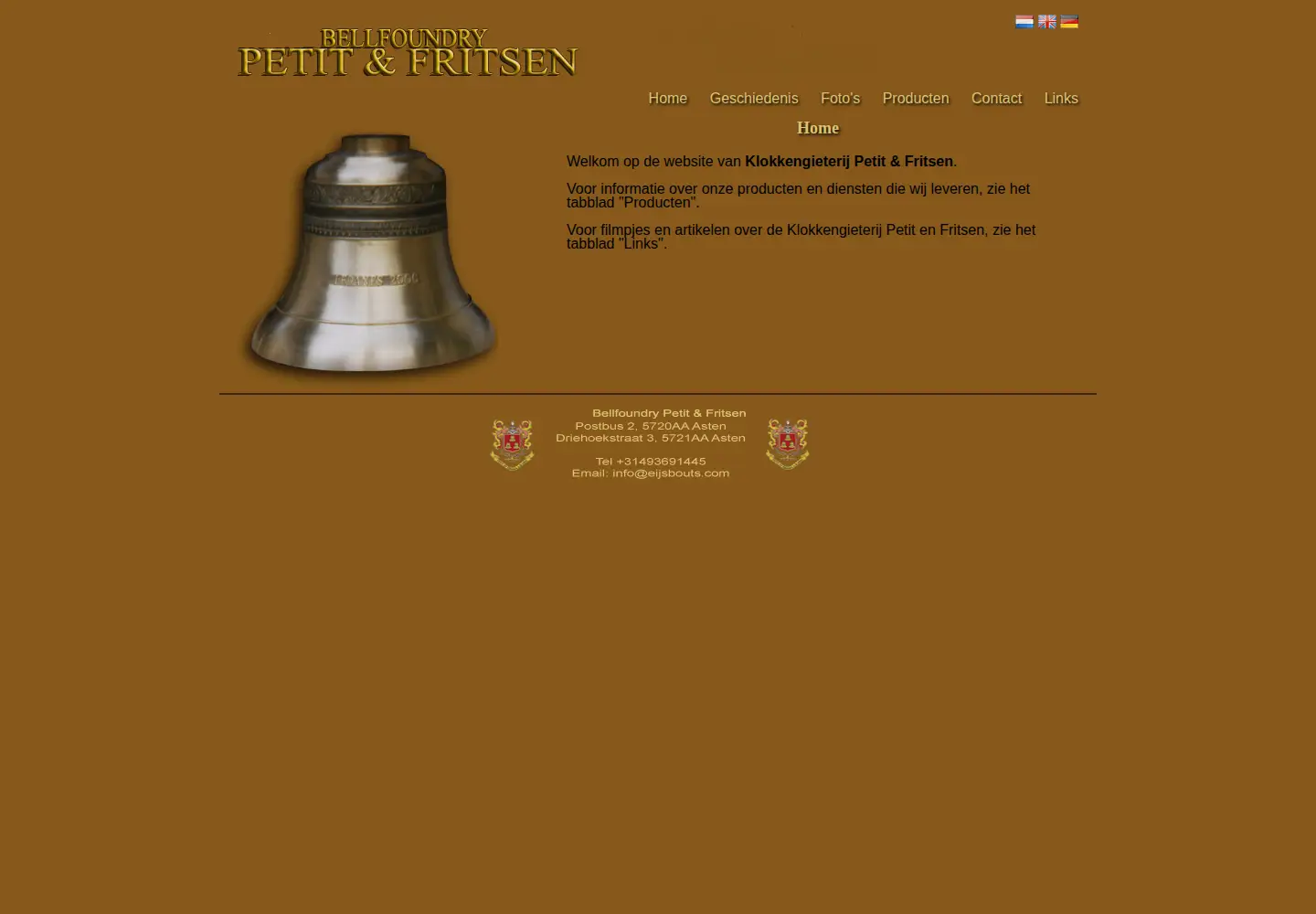 Screenshot of petit-fritsen.nl