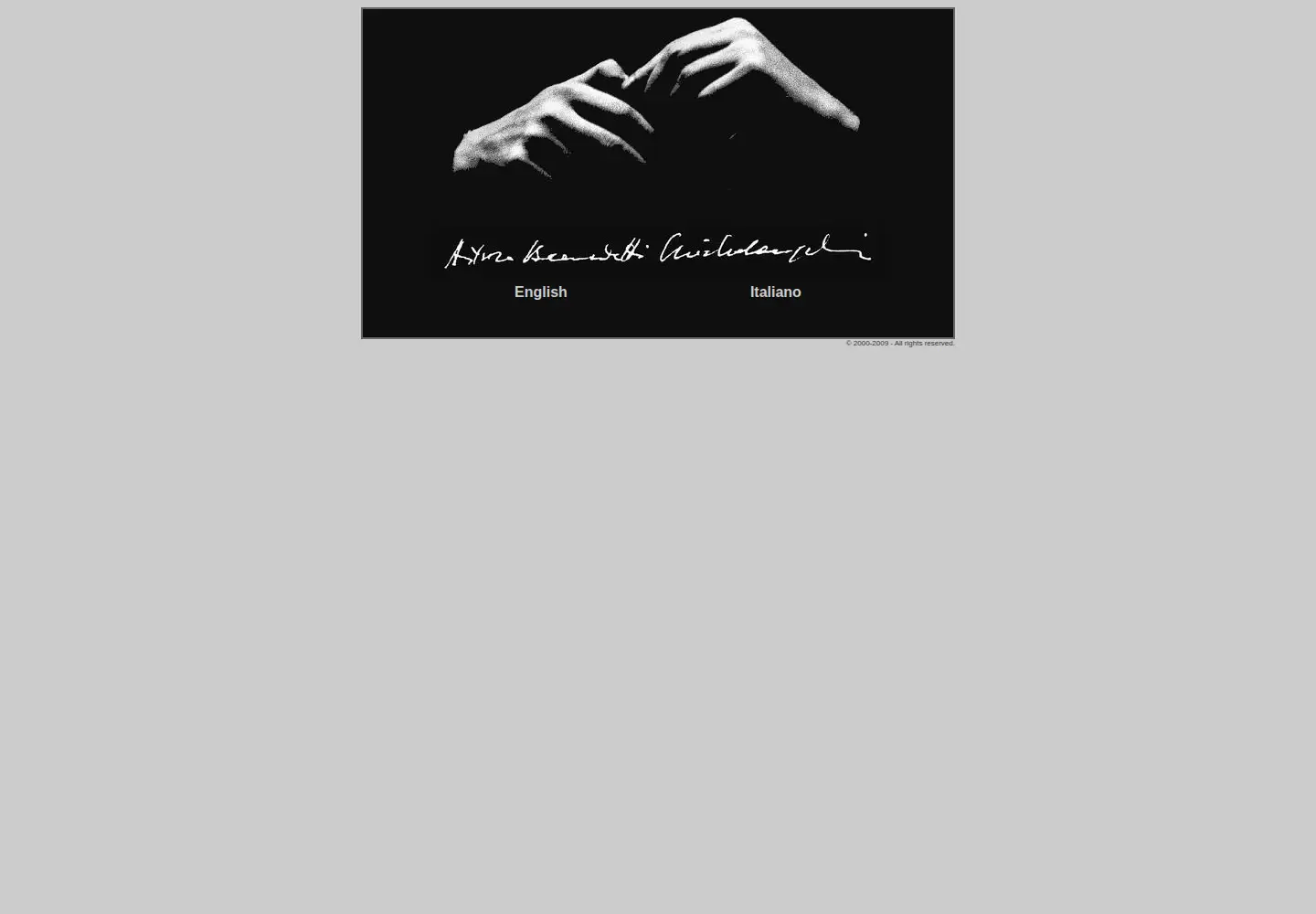 Screenshot of arturobenedettimichelangeli.com