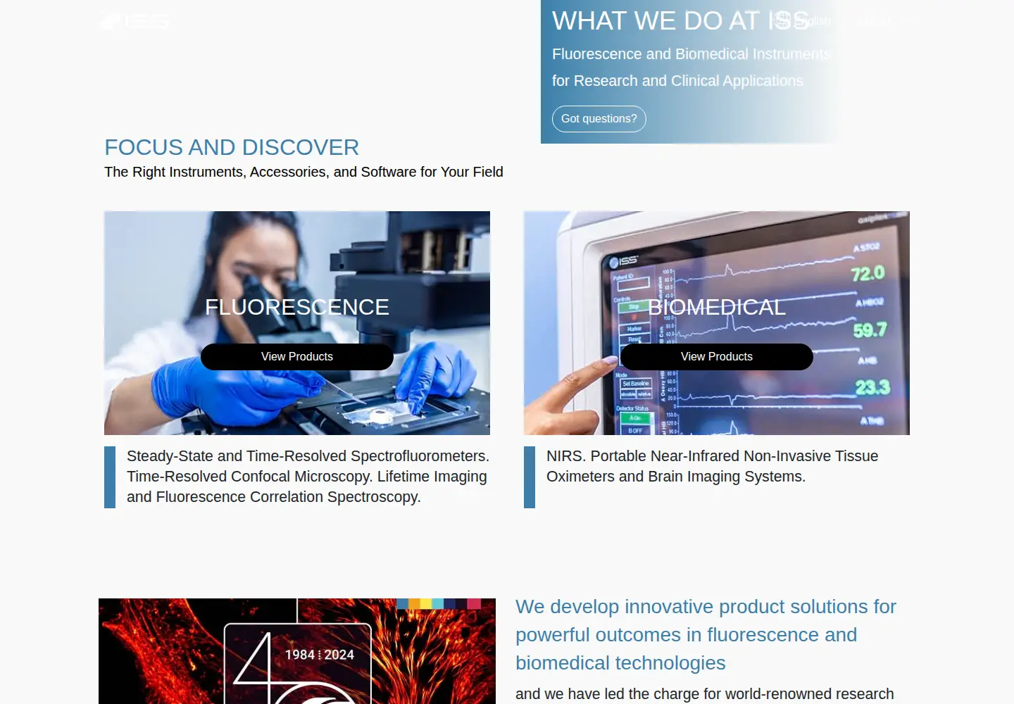 Screenshot of iss.com
