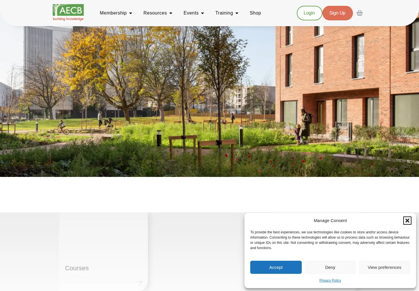 Screenshot of aecb.net