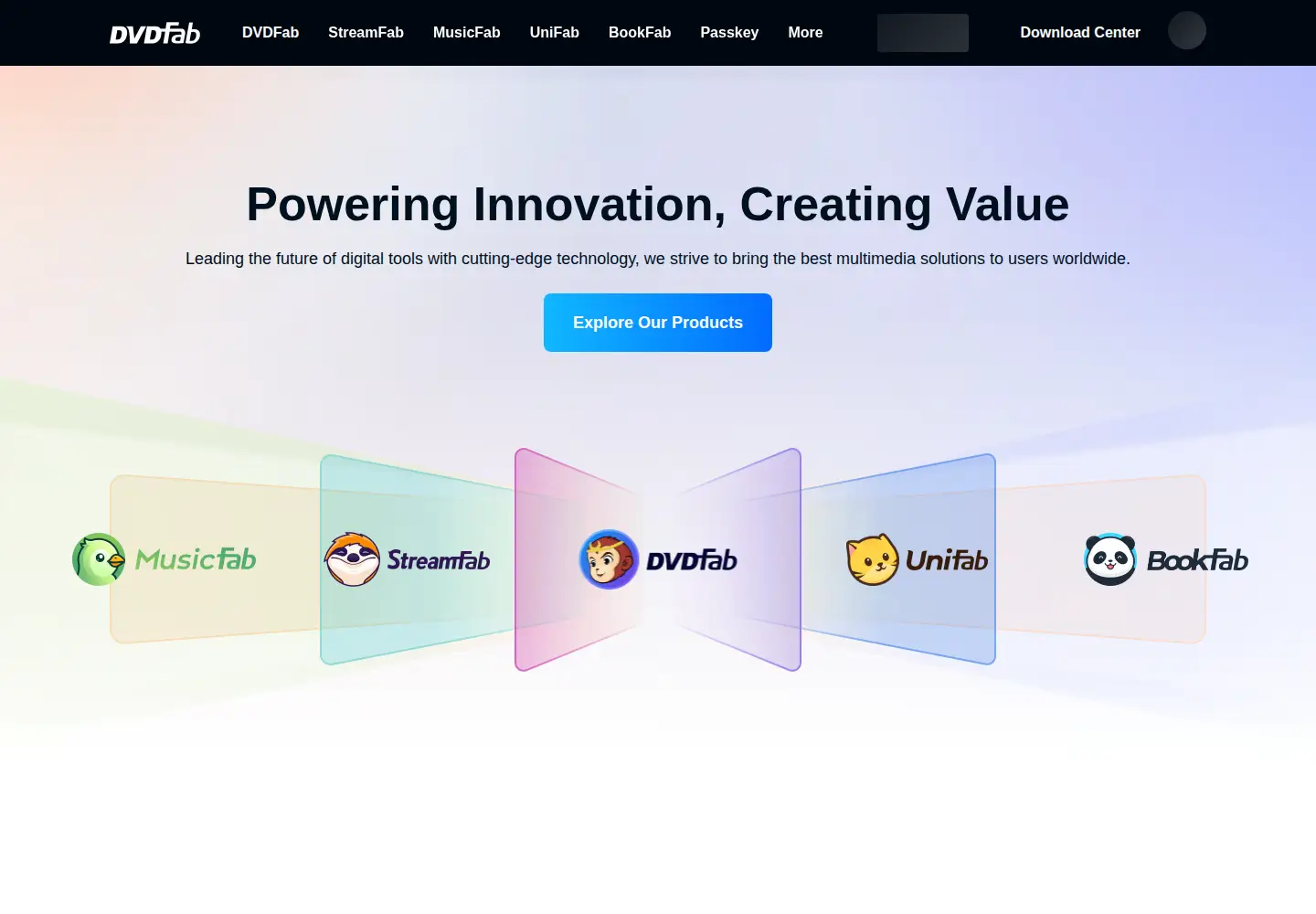 Screenshot of dvdfab.cn