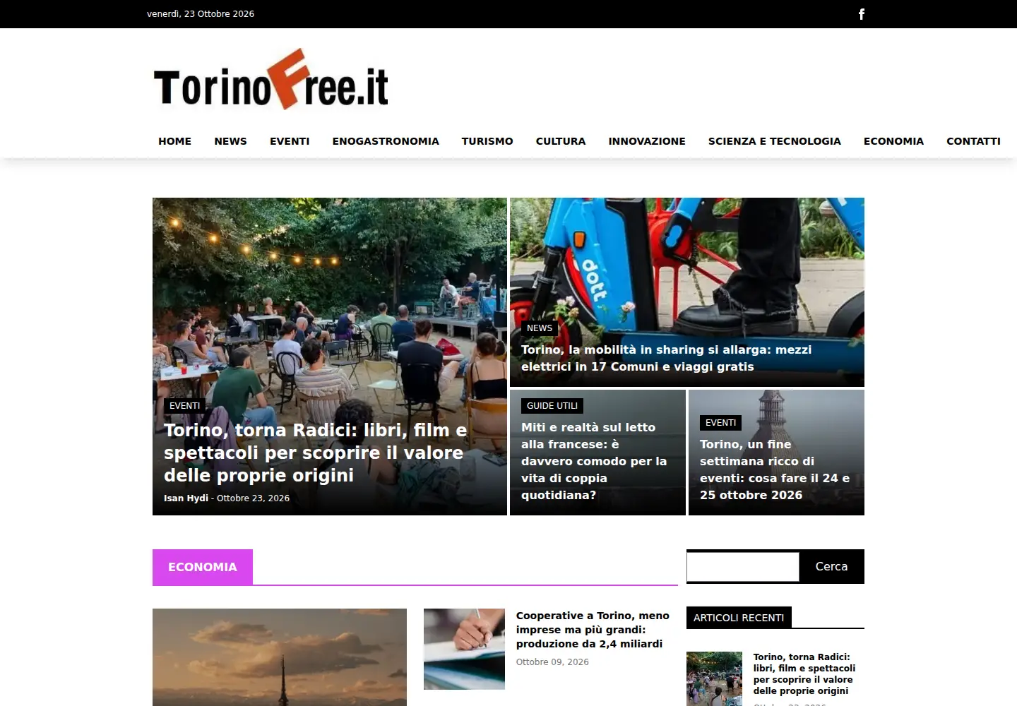 Screenshot of torinofree.it
