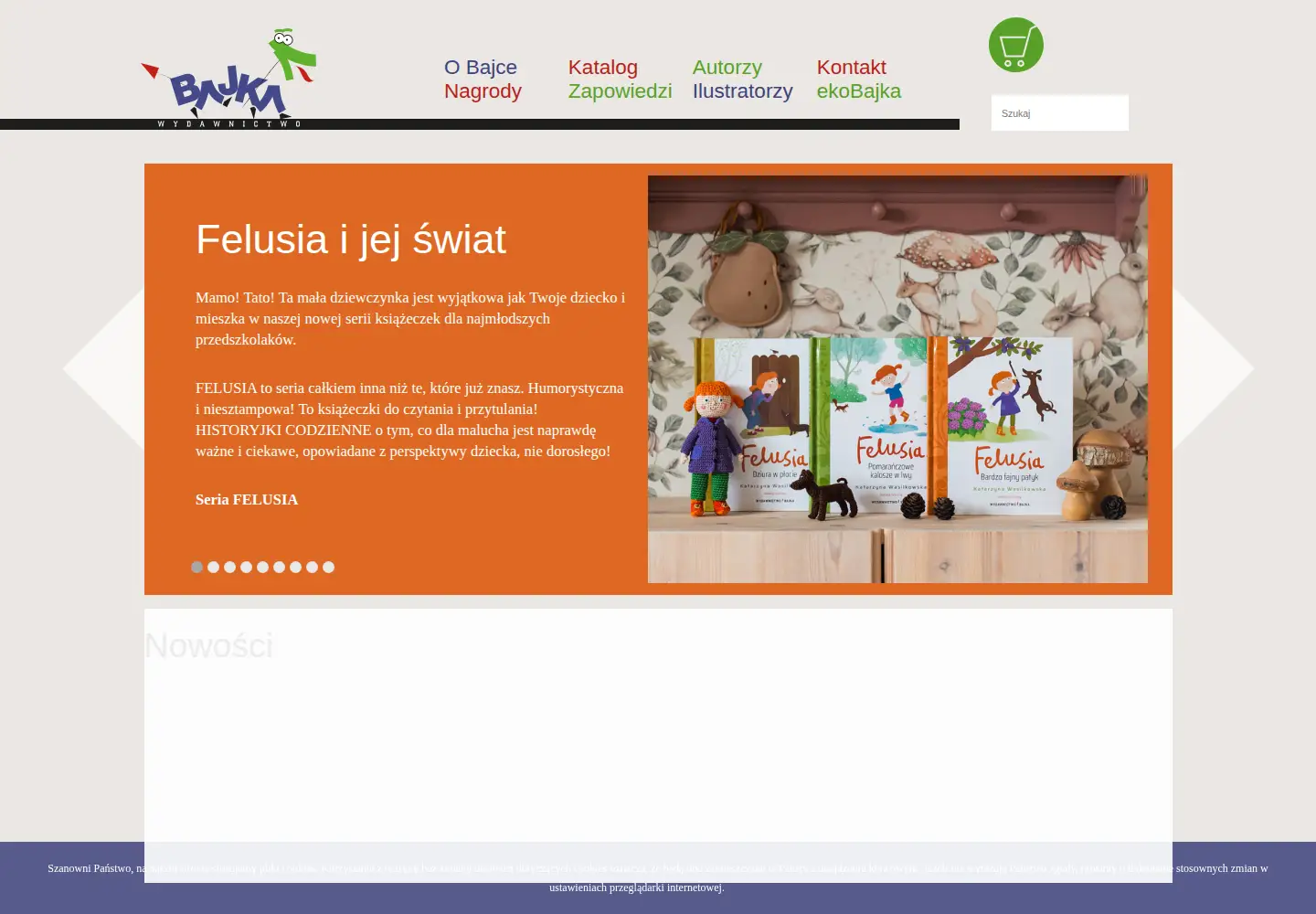 Screenshot of bajkizbajki.pl