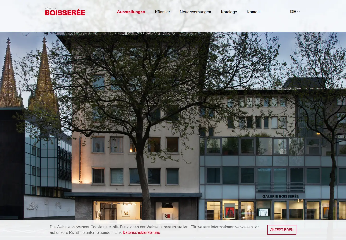 Screenshot of galerie-boisseree.com