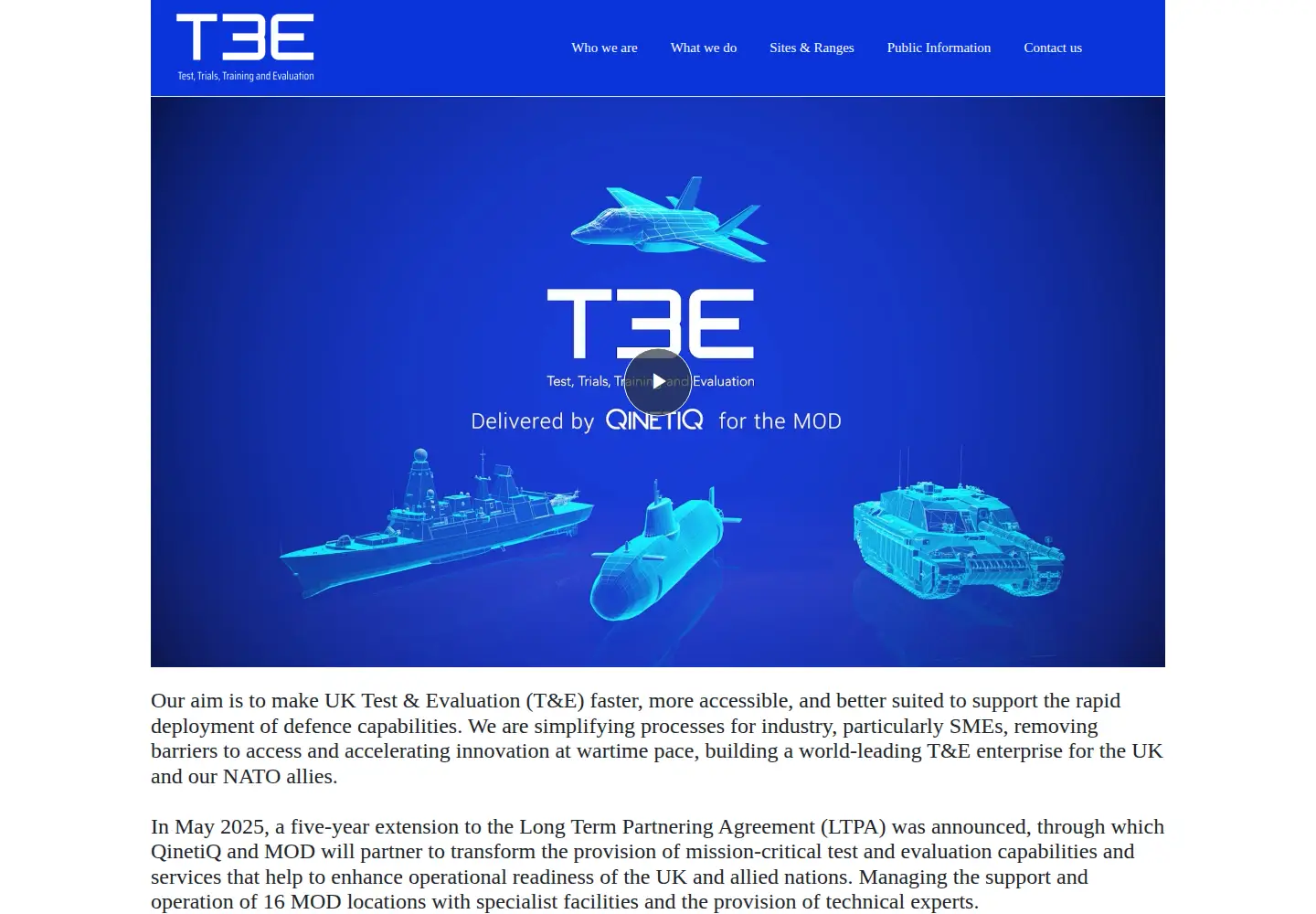 Screenshot of ltpa.co.uk