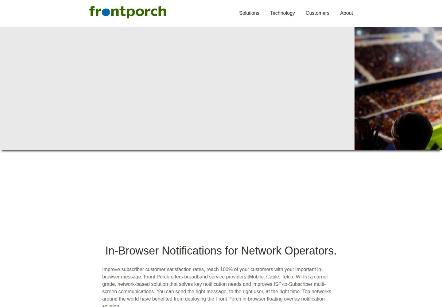 Screenshot of frontporch.com