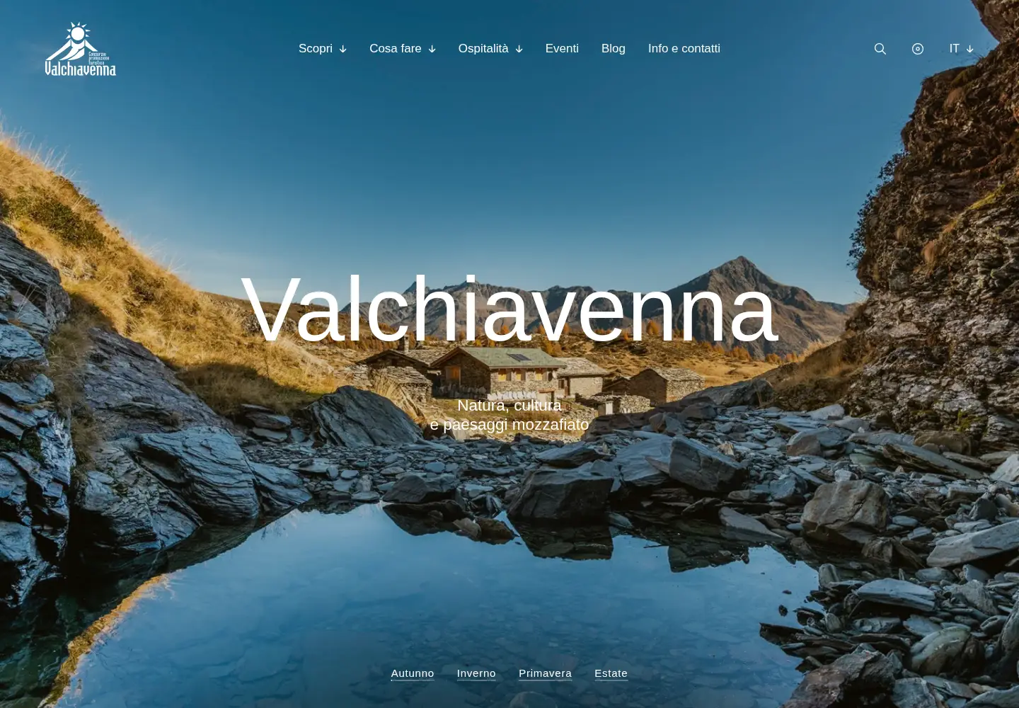 Screenshot of valchiavenna.com