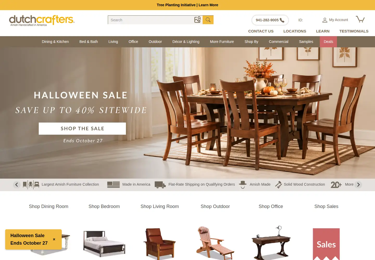 Screenshot of dutchcrafters.com