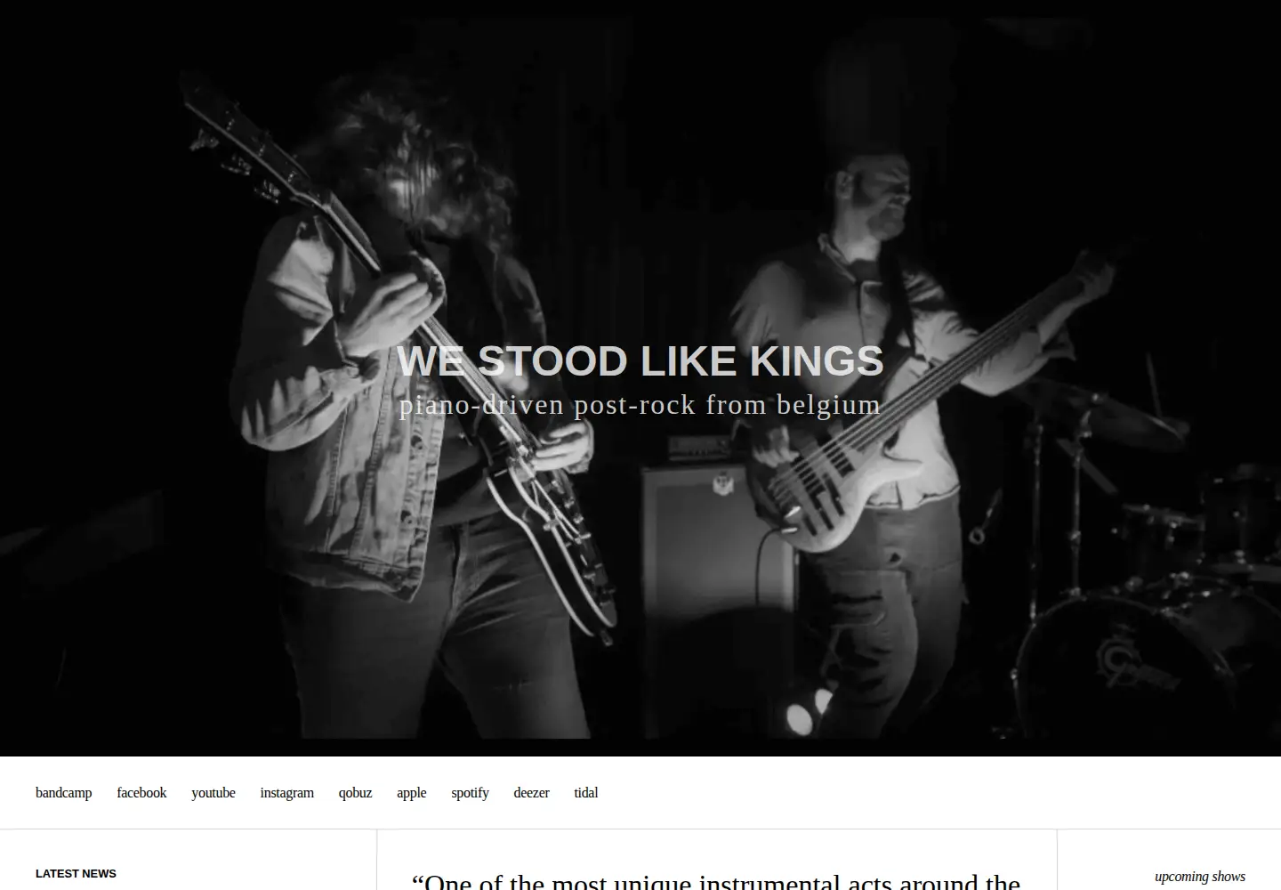Screenshot of westoodlikekings.com